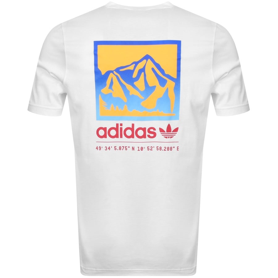 Alternative Image for Productadidas Originals Adiplore GFX T Shirt White2